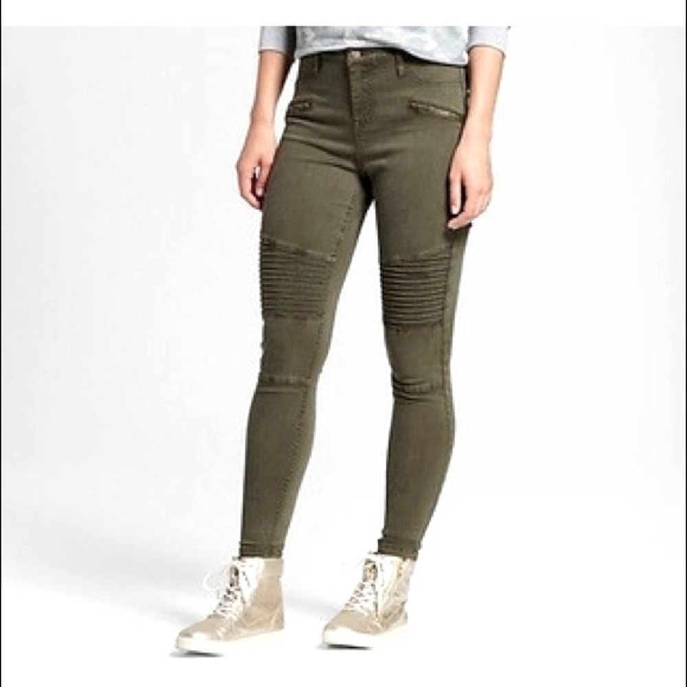 High Rise Moto Jeggings